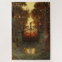 The Castle Gate (por Ferdinand Knab)