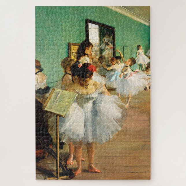 Quebra-cabeça The Dance Class (1874), por Edgar Degas (Vertical)