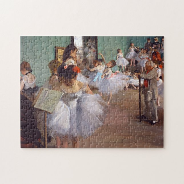 Quebra-cabeça The Dance Class, Edgar Degas (Horizontal)