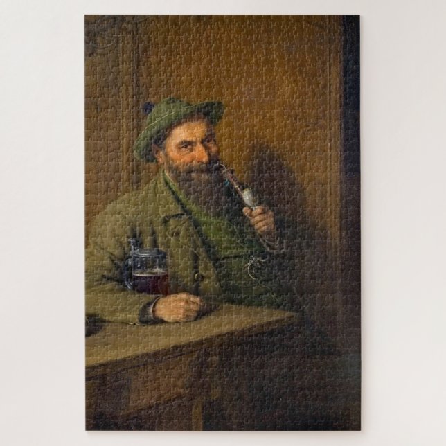 Quebra-cabeça The Forest Ranger (por Eduard von Grützner) (Vertical)