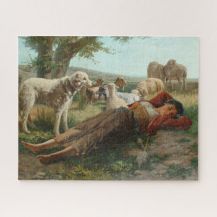 Quebra-cabeça The Goatherder Girl's Siesta (por Carlo Ademollo)