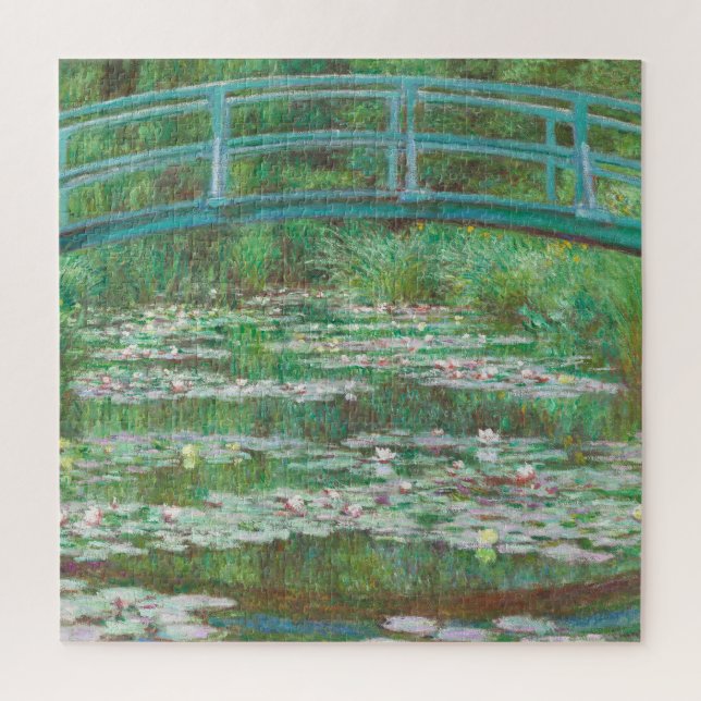 QUEBRA-CABEÇA "THE JAPANESE FOOTBRIDGE", POR CLAUDE MONET QUEBRA (Vertical)