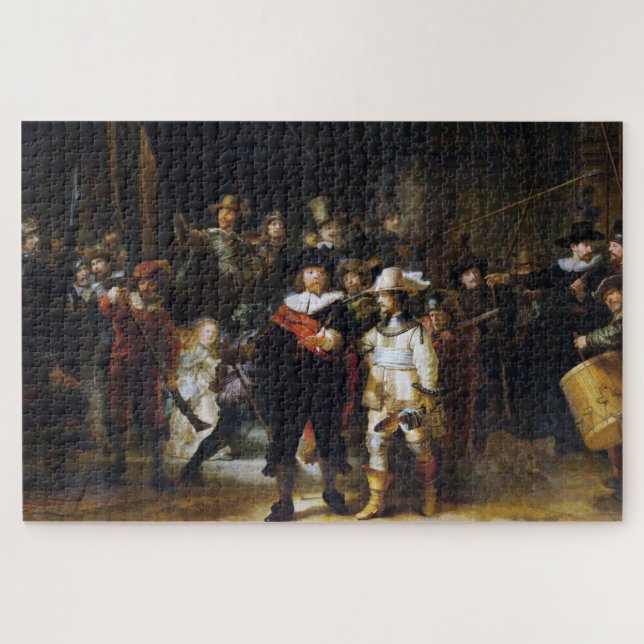 Quebra-cabeça The Night Watch, Rembrandt (Horizontal)