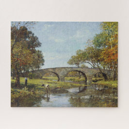 Quebra-cabeça The Old Bridge (por Theodore Robinson)