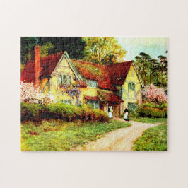 Quebra-cabeça The Old Buckinghamshire House por Helen Allingham