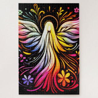 Quebra-cabeça The Retro Angel Poster for Adults 20x30 1014 piece