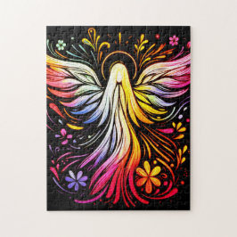 Quebra-cabeça The Retro Angel Posters for Adults