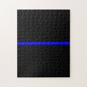 Quebra-cabeça The Symbolic Thin Blue Line Decor