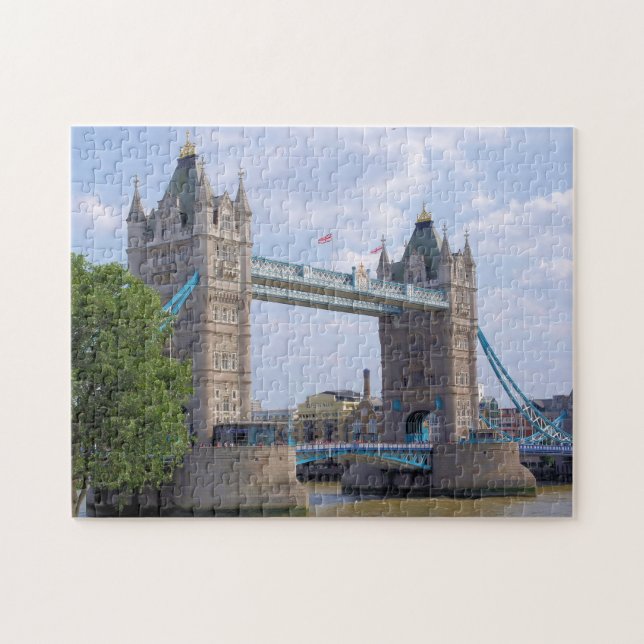 Quebra-cabeça The Tower Bridge - Londres - 11x14 - 252 pcs. (Horizontal)