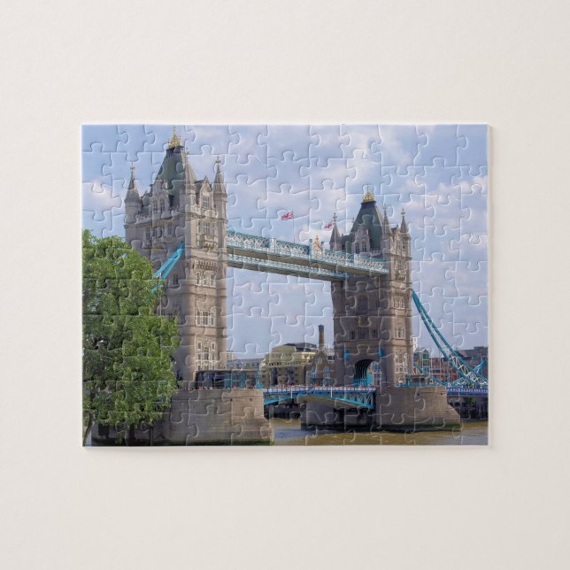 Quebra-cabeça The Tower Bridge - Londres - 8x10 - 110 pcs. (Horizontal)