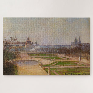 Quebra-cabeça The Tuileries and the Louvre (1900) apresentada po