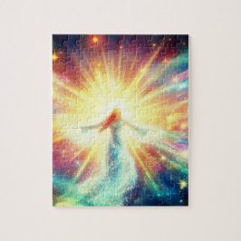 Quebra-cabeça The Woman in the Flowing Energy of the Universe 