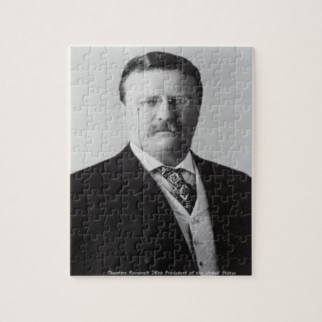 Quebra-cabeça Theodore Roosevelt 26º Presidente da América. (Vertical)