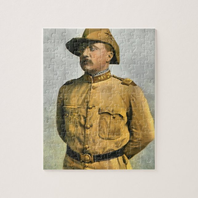QUEBRA-CABEÇA THEODORE ROOSEVELT COMO UM CAVALEIRO ÁSPERO (Vertical)