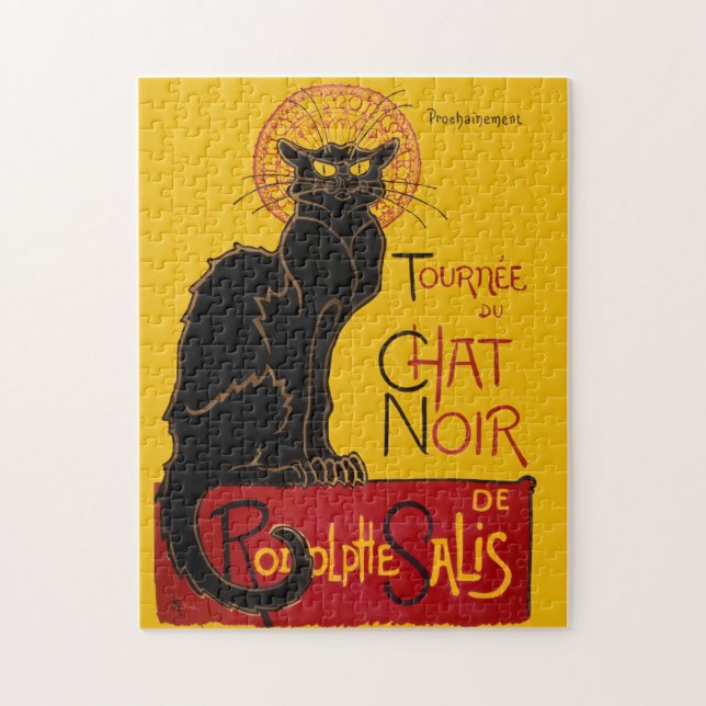 Quebra-cabeça Theophile Steinlen - Le Chat Noir Vintage (Vertical)