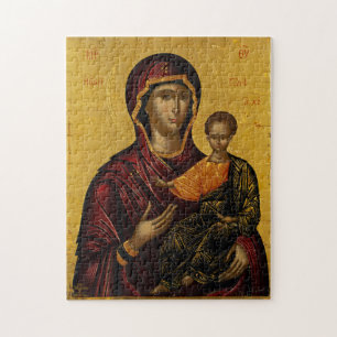 Quebra-cabeça Theotokos e o Filho Cristo, Emmanuel Lampardos