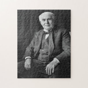 Quebra-cabeça Thomas Edison Portrait