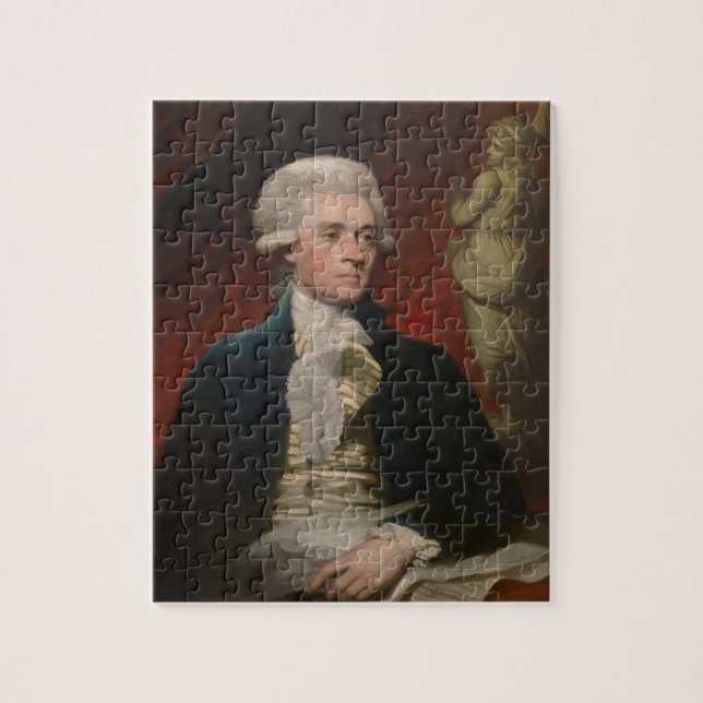 Quebra-cabeça Thomas Jefferson por Mather Brown (1786) (Vertical)