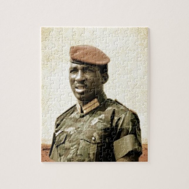 Quebra-cabeça Thomas Sankara - Burkina Faso - presidente (Vertical)