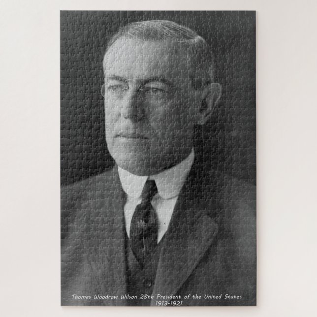 Quebra-cabeça Thomas Woodrow Wilson 28º Presidente da América (Vertical)
