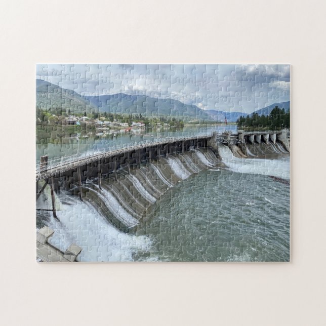 Quebra-cabeça Thompson Falls Dam (Horizontal)