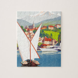 Quebra-cabeça Thonon Les Bains Viagem Europa