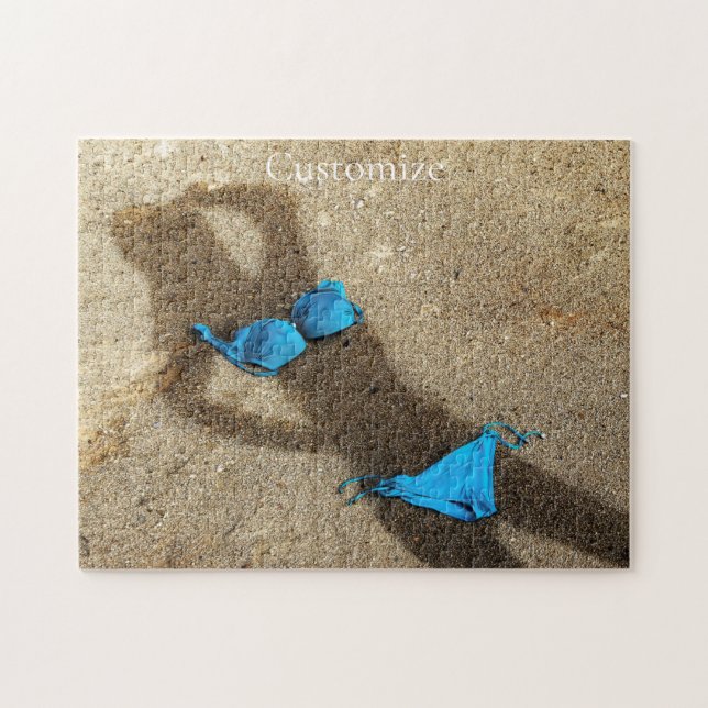 Quebra-cabeça Thunder_Cove da Areia de Bikini Azul (Horizontal)