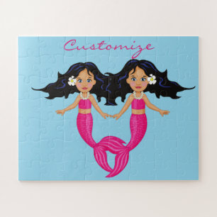 Quebra-cabeça Thunder_Cove da Sereia de cauda rosa-branca