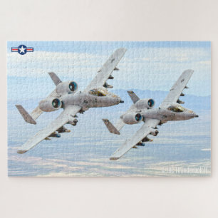 Quebra-cabeça THunderBOLT II A-10C (20x30 POLEGADAS)
