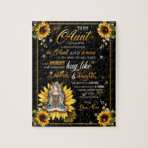 Quebra-cabeça Tia Gifts   Carta À Minha Tia Love Da Niece