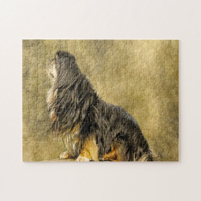 Quebra-cabeça Tibetano - Espanhol Dogs Jigsaws (Horizontal)