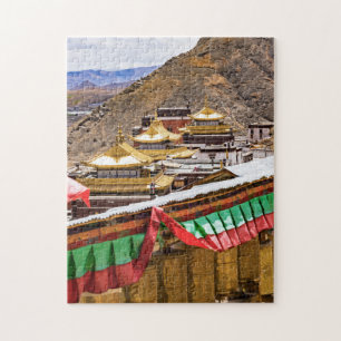 Quebra-cabeça Tibete, Shigatse - mosteiro de Tashilumpo