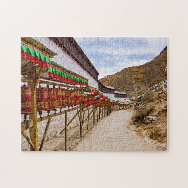 Quebra-cabeça Tibete, Shigatse - Mosteiro de Tashilumpo (Horizontal)