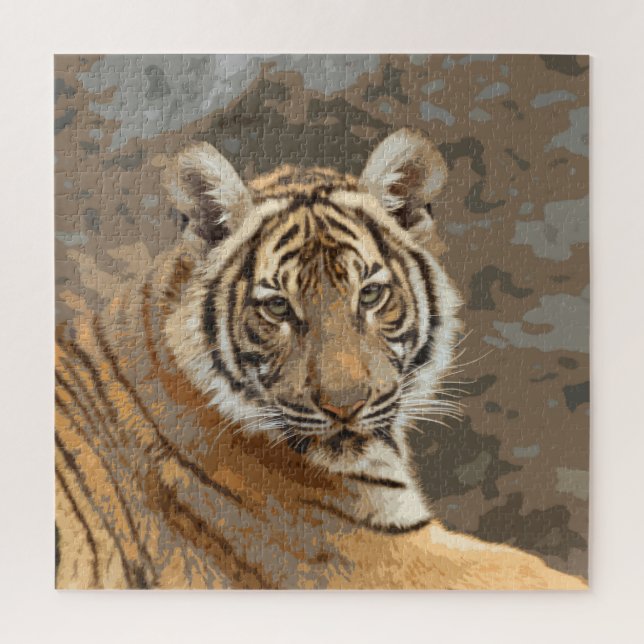 Quebra-cabeça Tiger 002 por JAMFoto (Vertical)