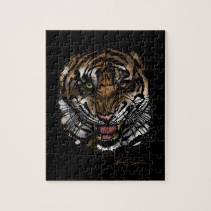 Quebra-cabeça Tiger Face (Design de Assinatura)