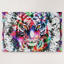 Quebra-cabeça Tiger | Quebra-cabeça de desenho col