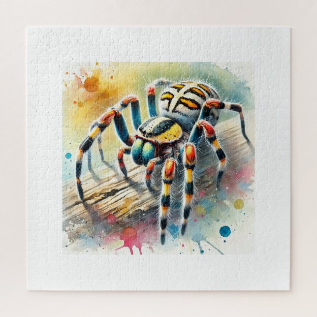 Quebra-cabeça Tiger Spider 260824AREF109 - Watercolor (Vertical)