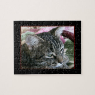 Quebra-cabeça Tiger Stripe Kitty Jigsaw Puzzle