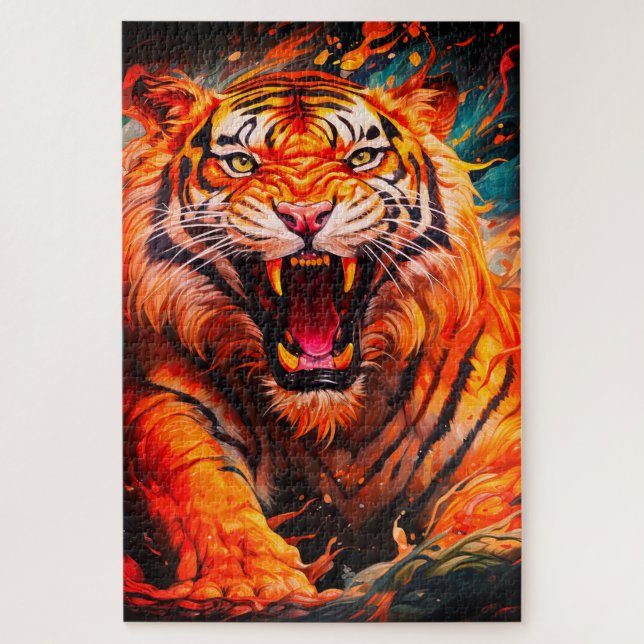 Quebra-cabeça Tigre (Vertical)