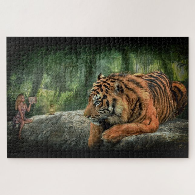 Quebra-cabeça Tigre (Horizontal)