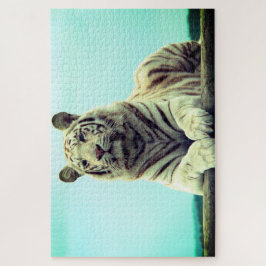 Quebra-cabeça Tigre Branco