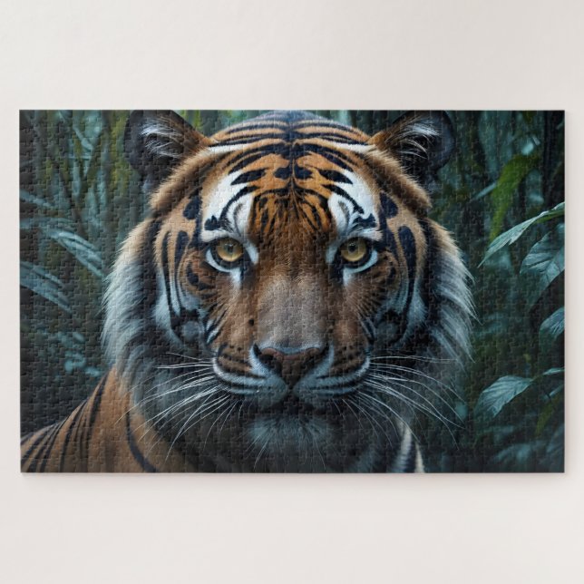 Quebra-cabeça Tigre da Selva (Horizontal)