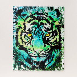 Quebra-cabeça Tigre - Quebra-cabeça de olhos color