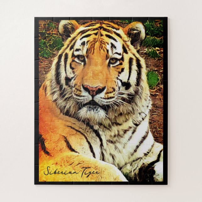 Quebra-cabeça Tigre Siberiano (Vertical)