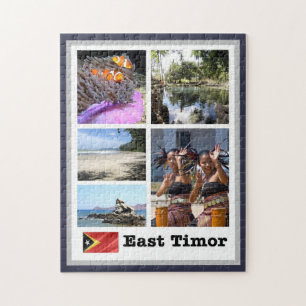 Quebra-cabeça Timor-Leste - Mosaico -