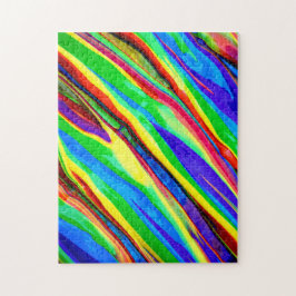 Quebra-cabeça Tinta abstrato brilhante arco-íris