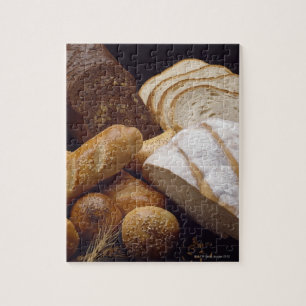 Quebra-cabeça Tipos diferentes de pão do artesão