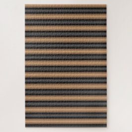 Quebra-cabeça Tiras castanhas torradas com Na moda moderno com p