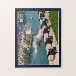 Quebra-cabeça Tiro de Canhão da Bateria de Saudação de Valletta