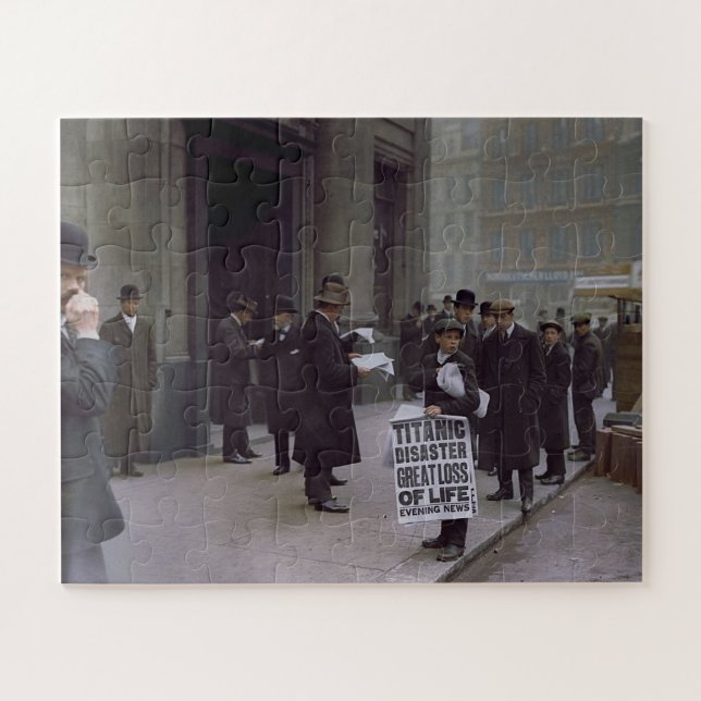 Quebra-cabeça Titanic Disaster Excelente Perda de Vida 1912 (Horizontal)